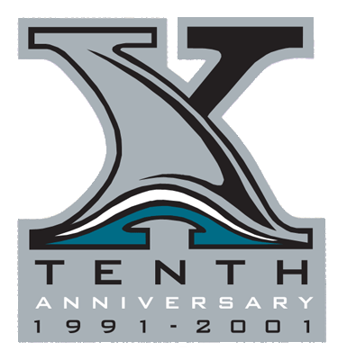 San Jose Sharks 2001 Anniversary Logo t shirts iron on transfers v2